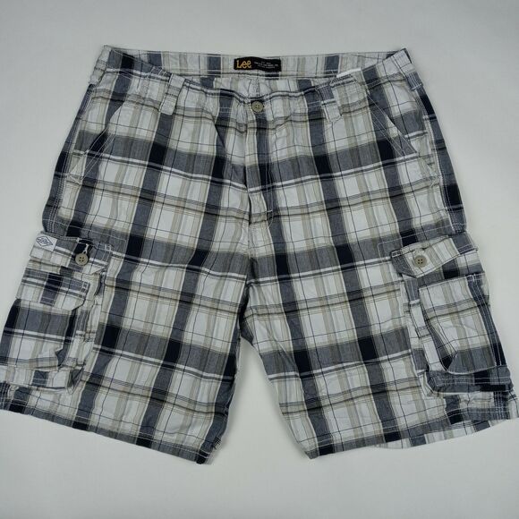Lee Other - LEE Plaid Shorts Cargo Pockets Men's Size 38 Casual Outdoor